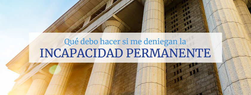 Denegación de incapacidad permanente