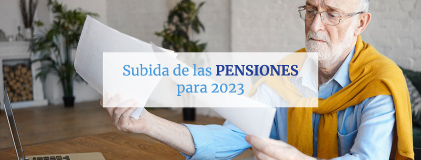 Subida de las pensiones en España para 2023