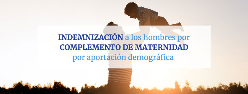 Indemnización hombres por complemento de maternidad