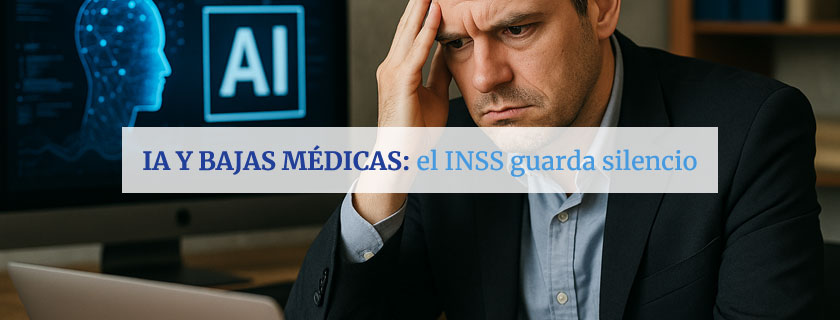 IA y bajas médicas: el INSS guarda silencio