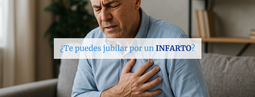 Te puedes jubilar por un infarto