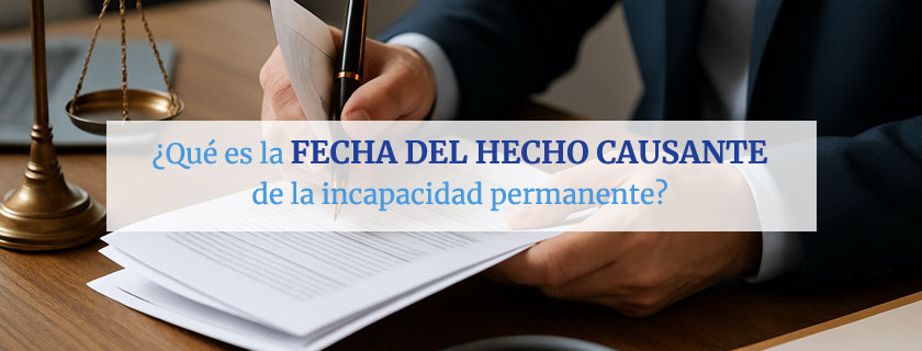 Qué es la fecha del hecho causante en una incapacidad permanente