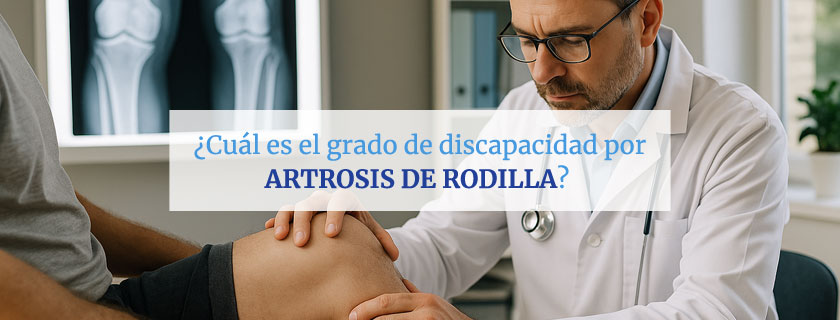 Cuál es el grado de discapacidad por artrosis de rodilla