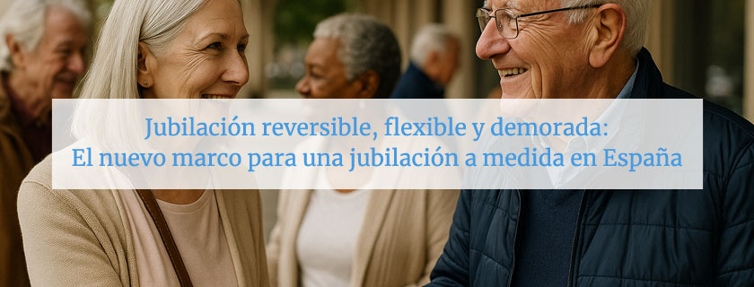 Jubilación reversible, flexible y demorada en España