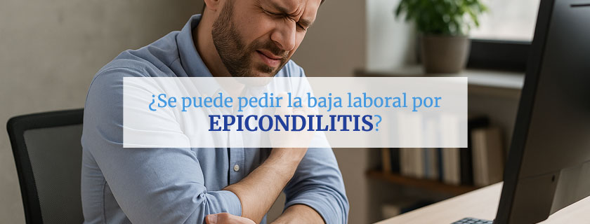 Se puede pedir la baja laboral por epicondilitis