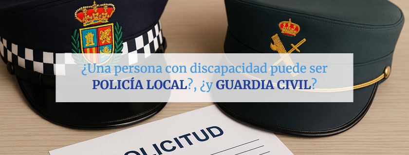 Una persona con discapacidad puede ser policía local