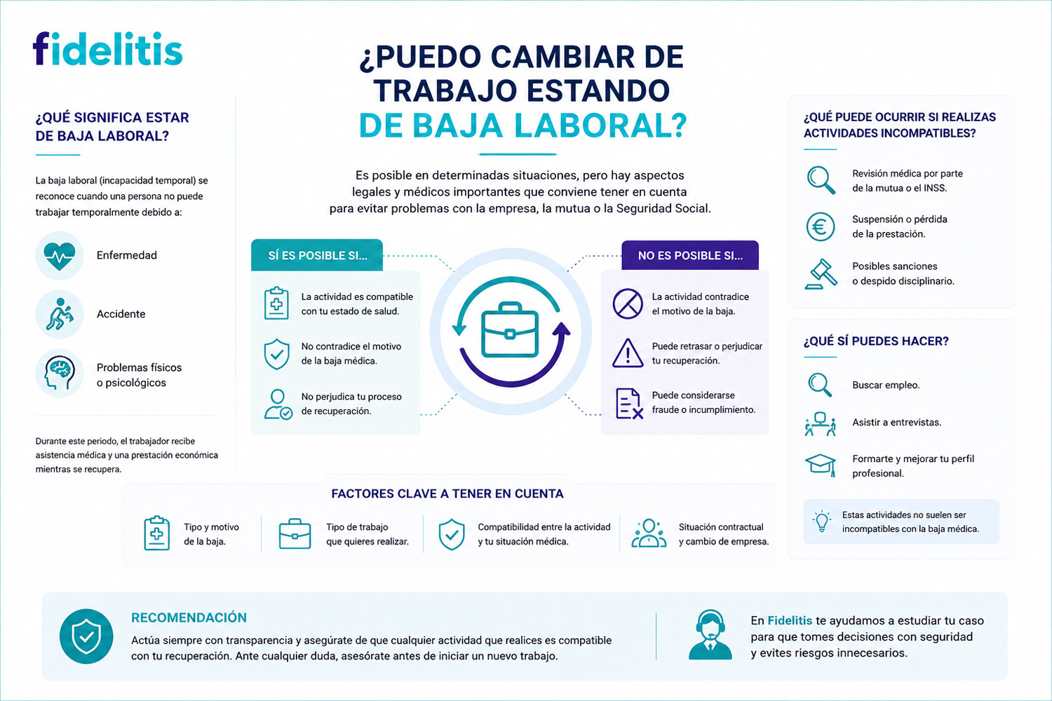 Puedo cambiar de trabajo estando de baja laboral