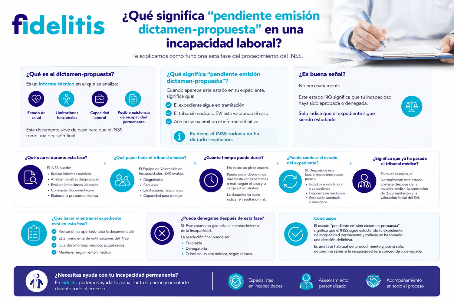 Qué significa pendiente emisión dictamen-propuesta