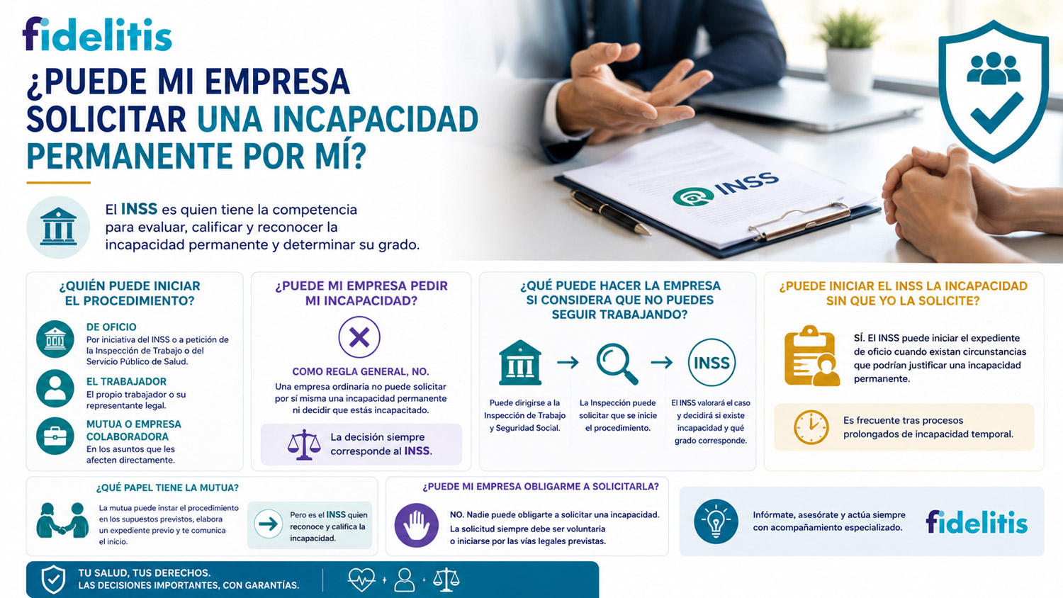 Puede mi empresa solicitar una incapacidad permanente por mí